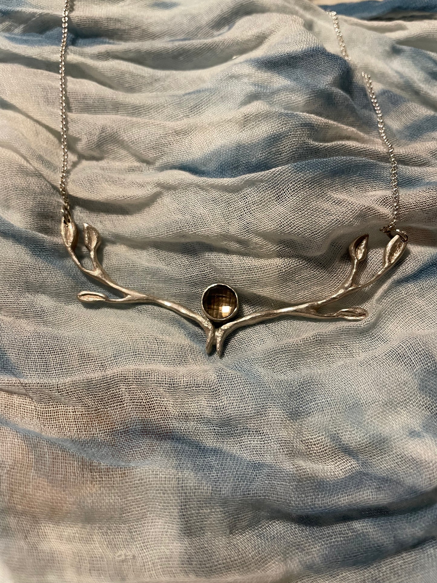 Mucha centerpiece Smoky Quartz