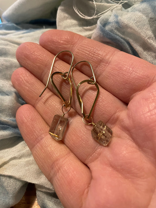 Deco Ankhs Rutilated quartz